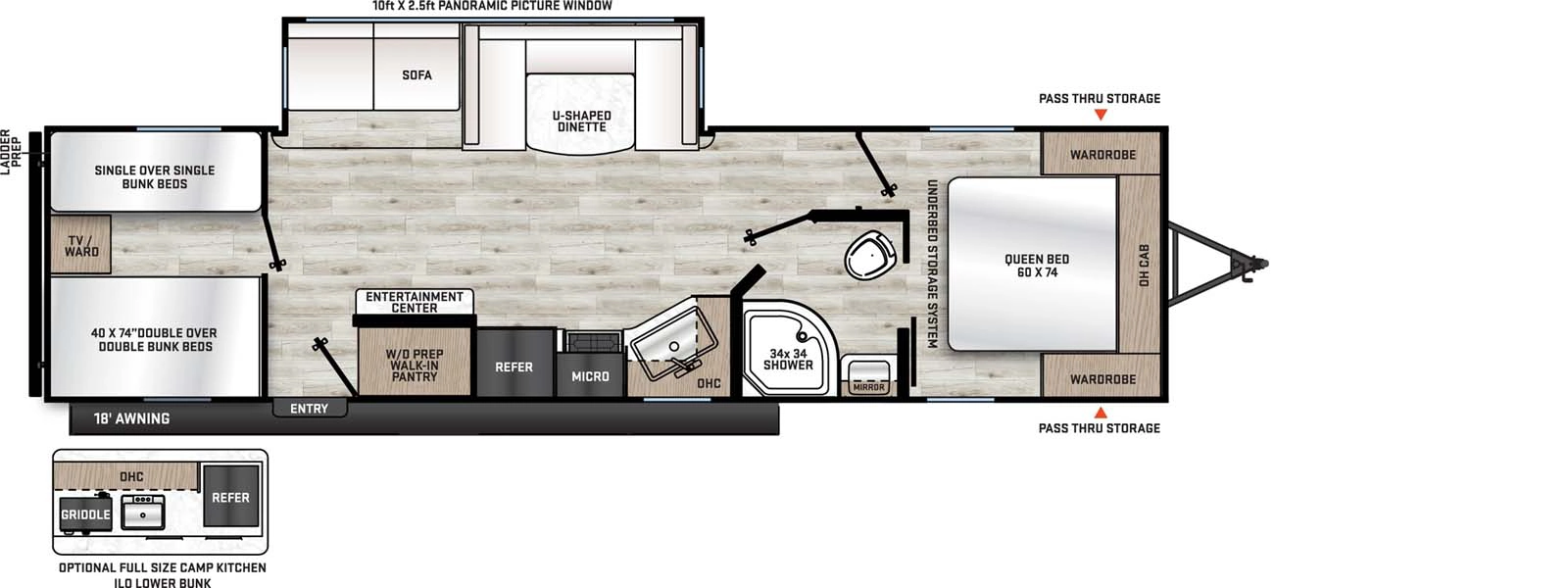 28QBUNK Floorplan Image